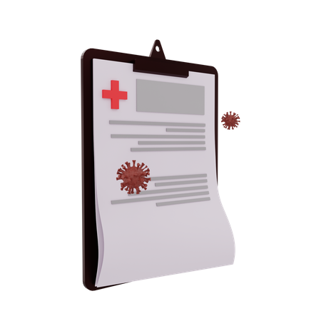 Rapport médical  3D Icon