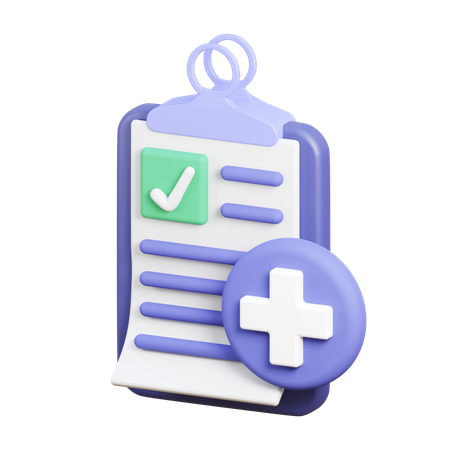 Rapport médical  3D Icon