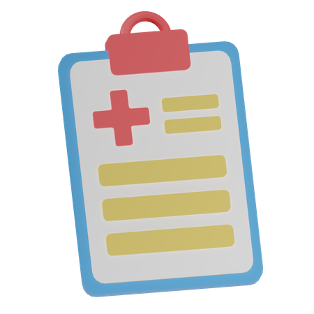 Rapport médical  3D Icon