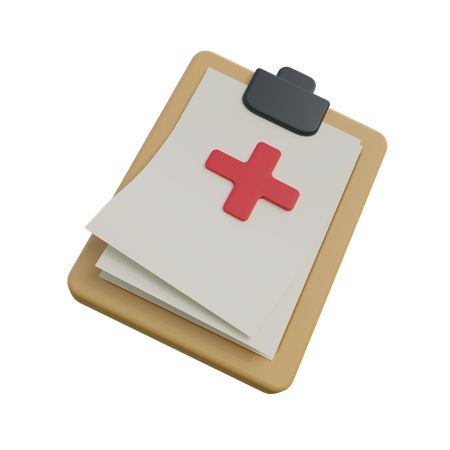Rapport médical  3D Icon