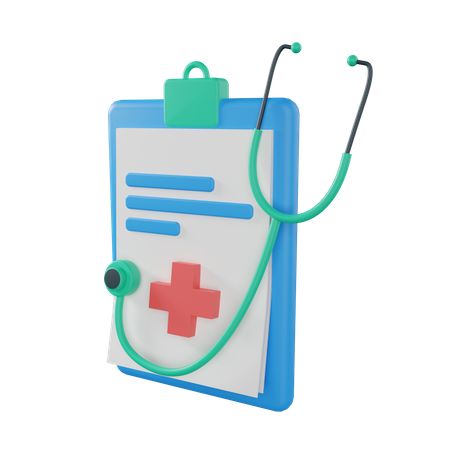 Rapport médical  3D Icon