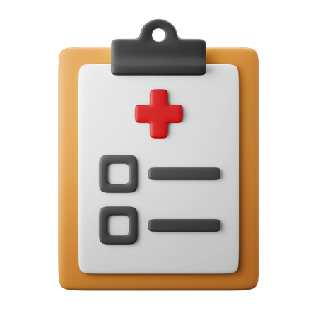 Rapport médical  3D Icon