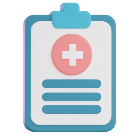 Rapport médical  3D Icon