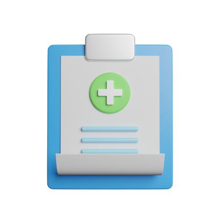 Rapport médical  3D Icon