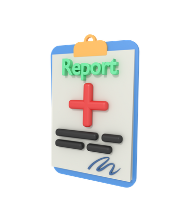 Rapport médical  3D Icon