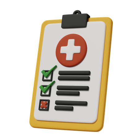 Rapport médical  3D Icon