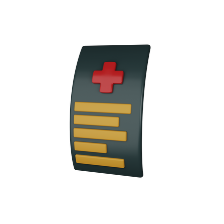 Rapport médical  3D Icon