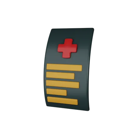 Rapport médical  3D Icon