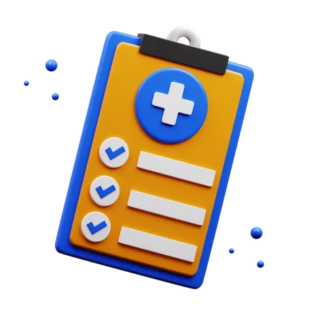 Rapport médical  3D Icon