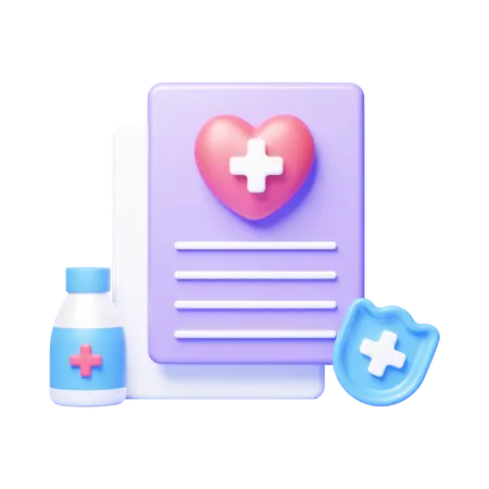 Rapport médical  3D Icon