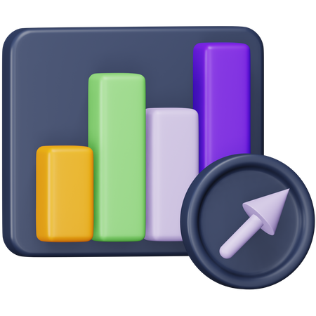 Rapport statistique  3D Icon