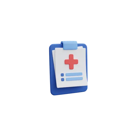 Referto medico  3D Icon