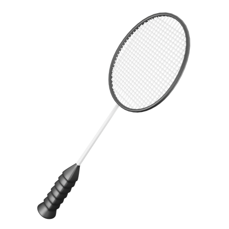 Raqueta de badminton  3D Icon