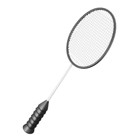 Raqueta de badminton  3D Icon