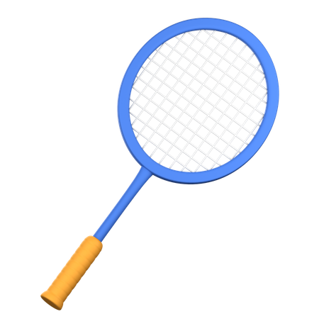 Raqueta de badminton  3D Icon