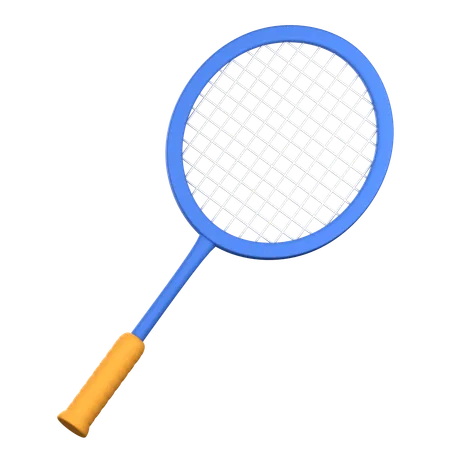 Raqueta de badminton  3D Icon