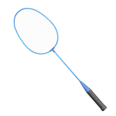 Raqueta de badminton  3D Illustration