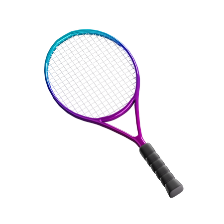 Raqueta de badminton  3D Illustration