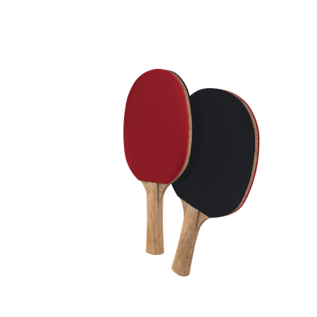 Raqueta de ping pong  3D Icon