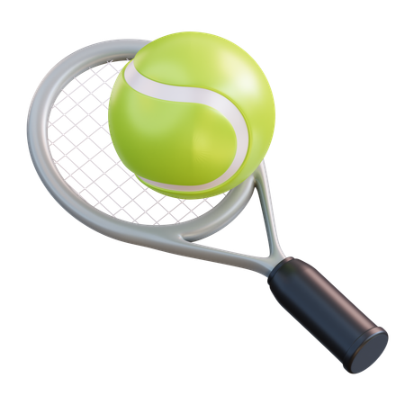 Raqueta de tenis  3D Icon