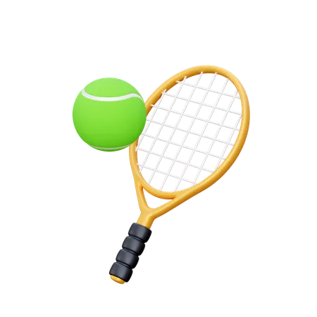 Raqueta de tenis  3D Icon