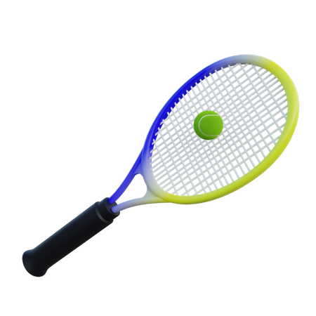 Raqueta de tenis  3D Icon