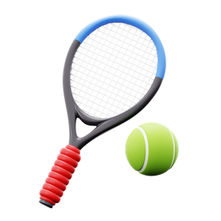 Raqueta de tenis  3D Icon