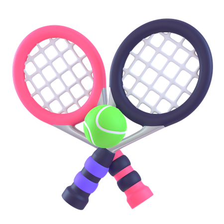 Raqueta de tenis  3D Icon