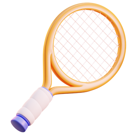 Raqueta de tenis  3D Icon