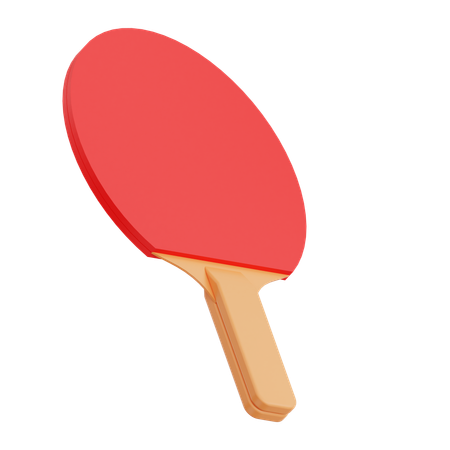 Raqueta de tenis de mesa  3D Icon
