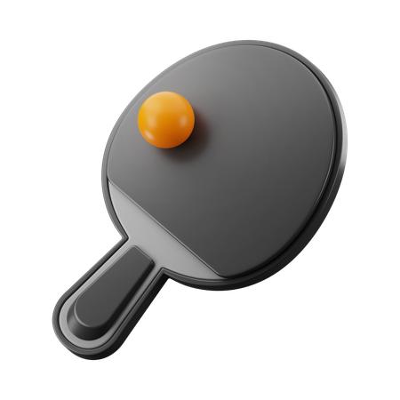 Raqueta de tenis de mesa  3D Icon