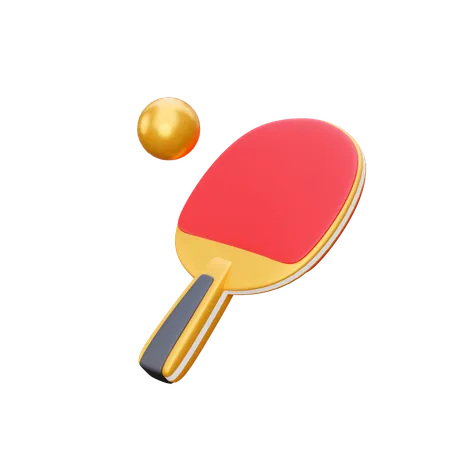 Raqueta de tenis de mesa  3D Icon