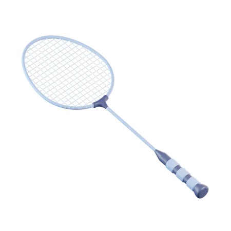 Raquete de badminton  3D Icon