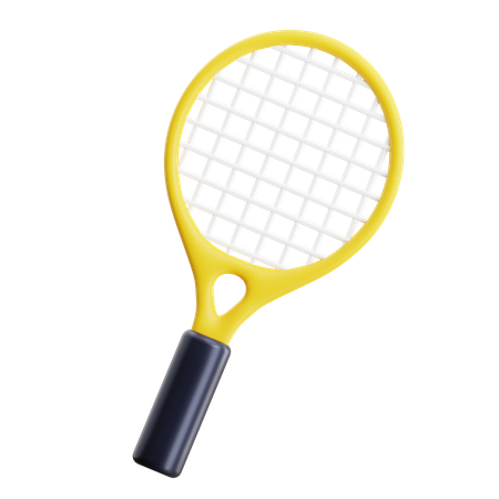 Raquete de badminton  3D Icon