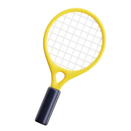 Raquete de badminton  3D Icon