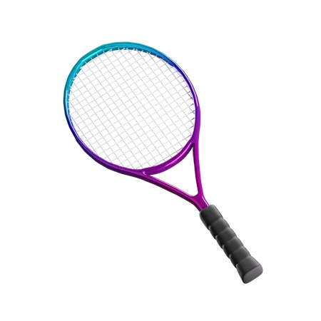 Raquete de badminton  3D Illustration