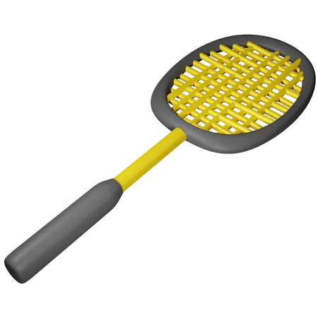Raquete de badminton  3D Icon