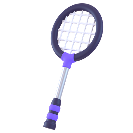 Raquete de badminton  3D Icon