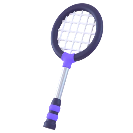 Raquete de badminton  3D Icon