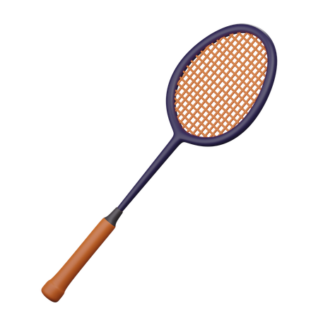 Raquette de badminton  3D Icon
