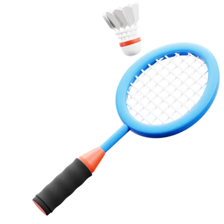 Raquette de badminton  3D Icon