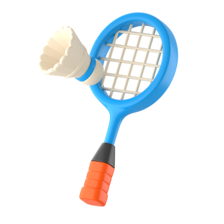 Raquette de badminton  3D Icon