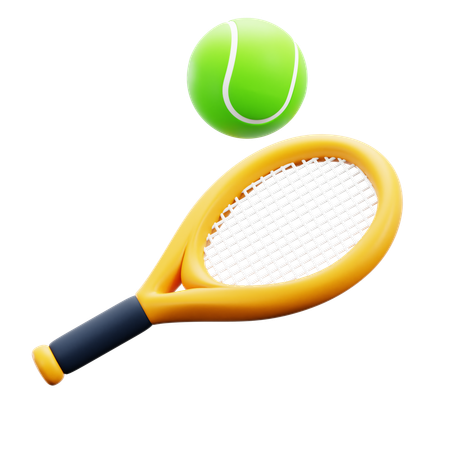 Raquette de tennis  3D Icon