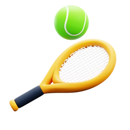 Raquette de tennis  3D Icon