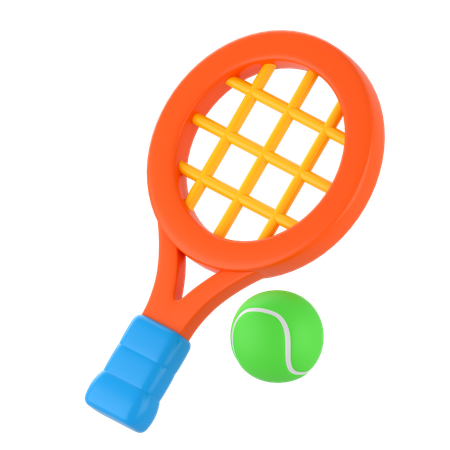 Raquette de tennis  3D Icon