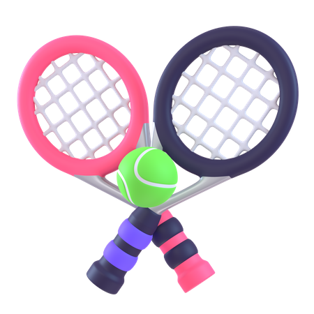 Raquette de tennis  3D Icon