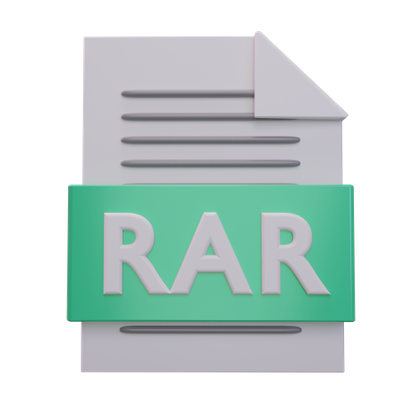 Rar-Datei  3D Icon