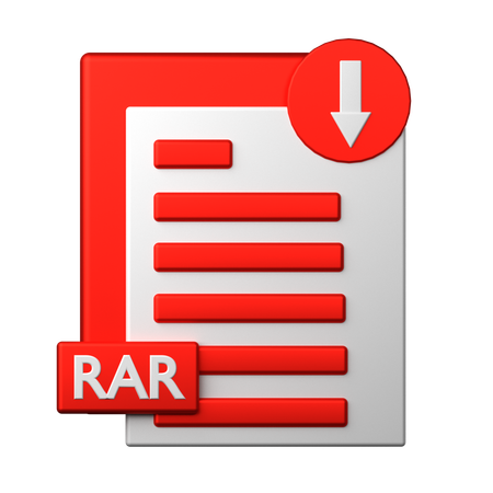 Rar Download  3D Icon