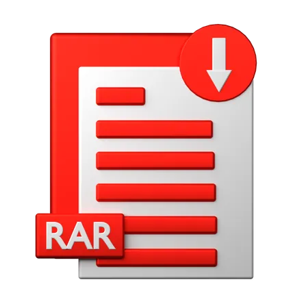 Rar Download  3D Icon