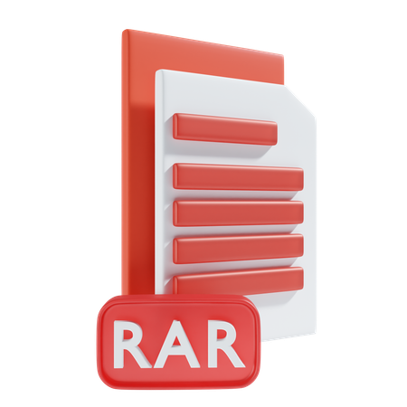 RAR file  3D Icon